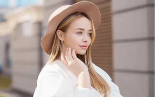 Woman hat white shirt fashion - white shirt free wallpaper