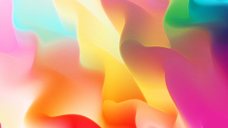 Colorful liquid paint rainbow black - liquid free wallpaper for desktop