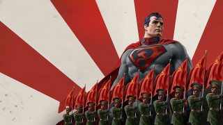 Superman soldier flag bald muscular - a man in a superman suit free wallpaper