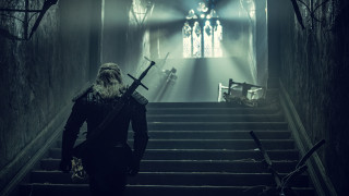 Man sword beard stairs dark - free christmas wallpaper