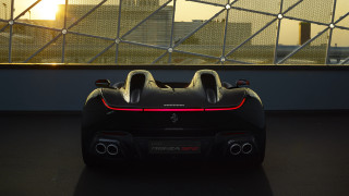 Black sports car window city - unreal engine free wallpaper for desktop