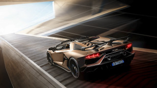 Car sky lighting futurism rendering - path free wallpaper