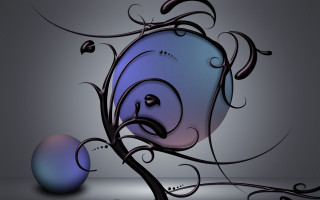 Blue purple black design gray - object free wallpaper for desktop