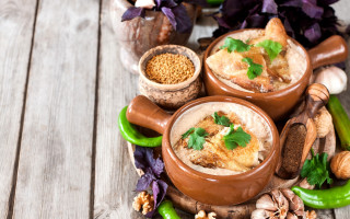 Food table pots vegetables beans - other vegetable free wallpaper