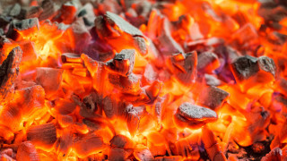 Fire flames rocks autumn burnt - free new year wallpaper