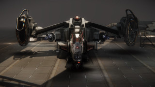 Futuristic fighter jet runway night - top of a runway free wallpaper