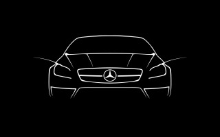 Car outline generative art sharp - sharp line free wallpaper for desktop