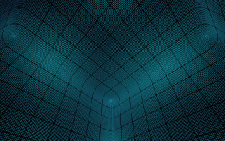 Blue pattern black center opart - a pattern of squares free wallpaper