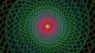 Green red spiral geometric abstract - spiral design free wallpaper