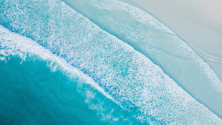 Ocean beach wave surfing sand - a view of the ocean free wallpaper