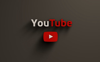 Red youtube logo shadow 3d - animation free wallpaper