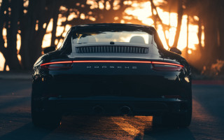 Porsche sunset 3d render beautiful - ambreen butt free wallpaper