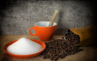 Coffee bag sugar beans spoon - florianne becker free wallpaper