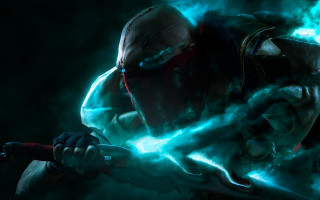 Red mask sword fog smoke - smoke and fog behind free wallpaper