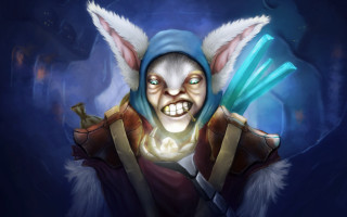 Blue hoodie glow animal ears - a blue hat free wallpaper