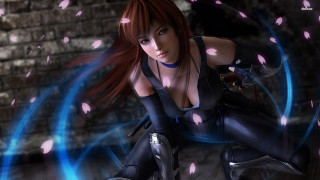 Futuristic woman sword lightning brick - lightening free wallpaper