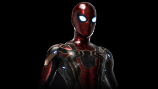 Glowing eyes suit armor helmet - a red suit free wallpaper