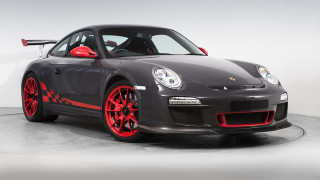 Porsche grey red neoclassic digital - a red stripe free wallpaper