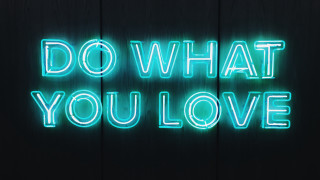 Neon sign do what you - american barbizon school free wallpaper