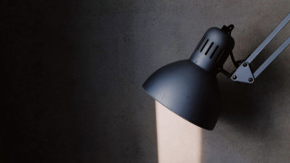 Black lamp wallroom concrete white - studio light free wallpaper for desktop