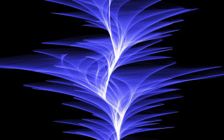 Blue plant abstract fractals mandelbrot - fractal free wallpaper