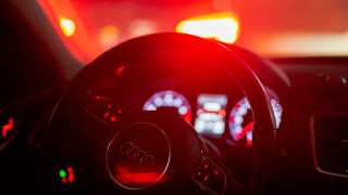 Steering wheel red light dashboard - bokeh free wallpaper