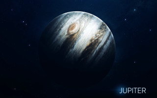 Jupiter planet urn space art - avgust černigoj free wallpaper
