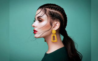 Araceli gilbert pony tail green - a green sweater free wallpaper