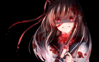 Alice longhair blooded yandere grimdark - her hand and blood free wallpaper