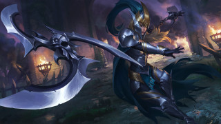 Fantasy armor woman sword fire - dai jin free wallpaper for desktop