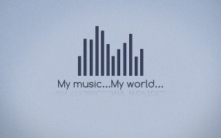 My music world equalizer conceptual - expressive free wallpaper