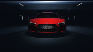 Red car dark room license - a license plate free wallpaper