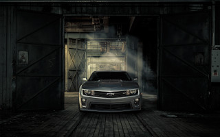 Car dark garage light hood - hood free wallpaper