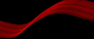 Red wave light black background - alexander calder free wallpaper