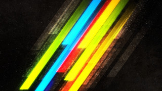 Multicolored sticks neon holography 3d - david imms free wallpaper for desktop