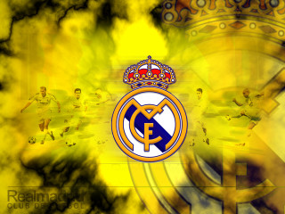 Real madrid crown yellow background - real free wallpaper