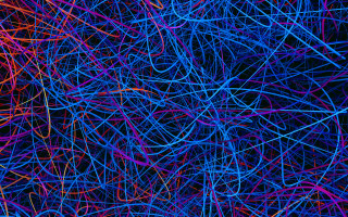Colorful lines blue red black - line free wallpaper