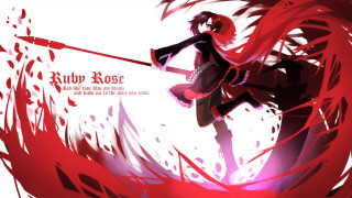 Anime character sword red background - a caption free wallpaper for desktop