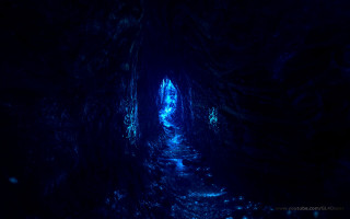 Narrow path dark cave light - the path free wallpaper