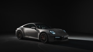 Silver porsche 9117s dark room - its light free wallpaper