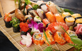 Sushi flowers plant food photography - asai chū free wallpaper