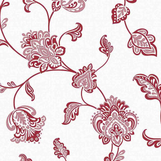 Red white floral pattern left - a red flower free wallpaper for tablet