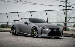 Gray sports car fence powerlines - panfuturism free wallpaper for desktop