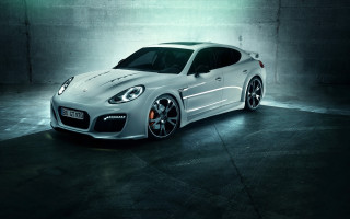 White sports car dark room 29 - a spotlight free wallpaper for desktop