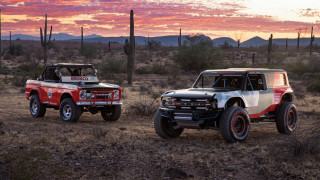 Desert trucks sunset cactus rim - the desert free wallpaper