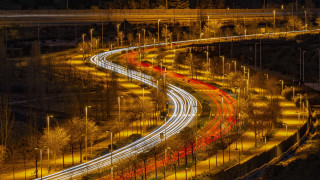 Long exposure highway night cityscape - arthur b. carles free wallpaper