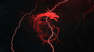 Red dragon black background lightning - a red dragon free wallpaper