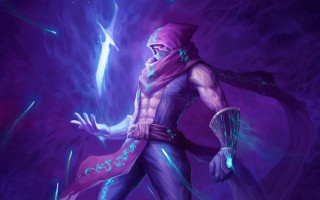 Purple robe sword glowing arcane - arcane free wallpaper for desktop