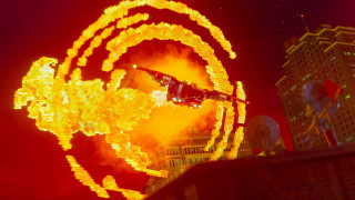Carnival ride large wheel night - explosion free wallpaper for desktop