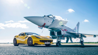 Yellow sports car jet fighter - a jet fighter plane free wallpaper